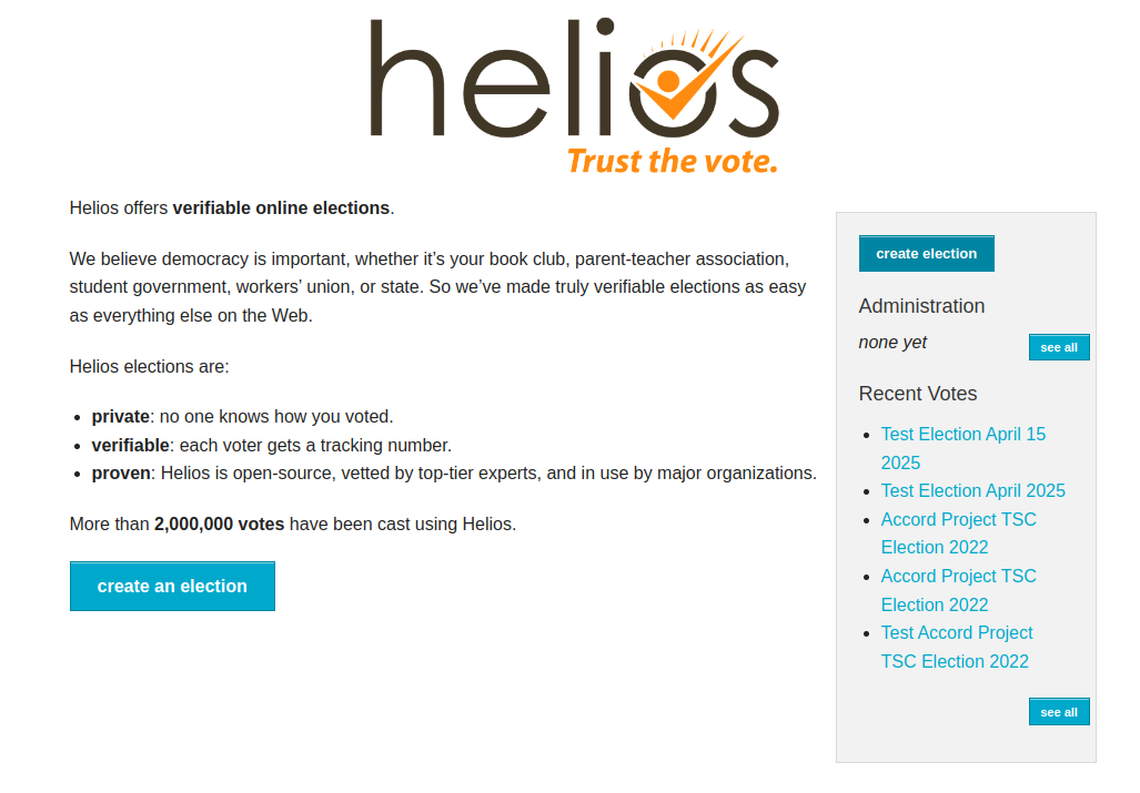 🔗 Helios Voting Home Page